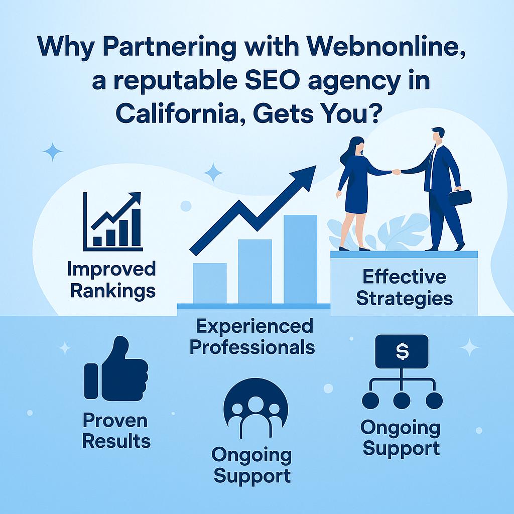 Why Partnering with Webnonline, a reputable SEO agency in California Gets You?