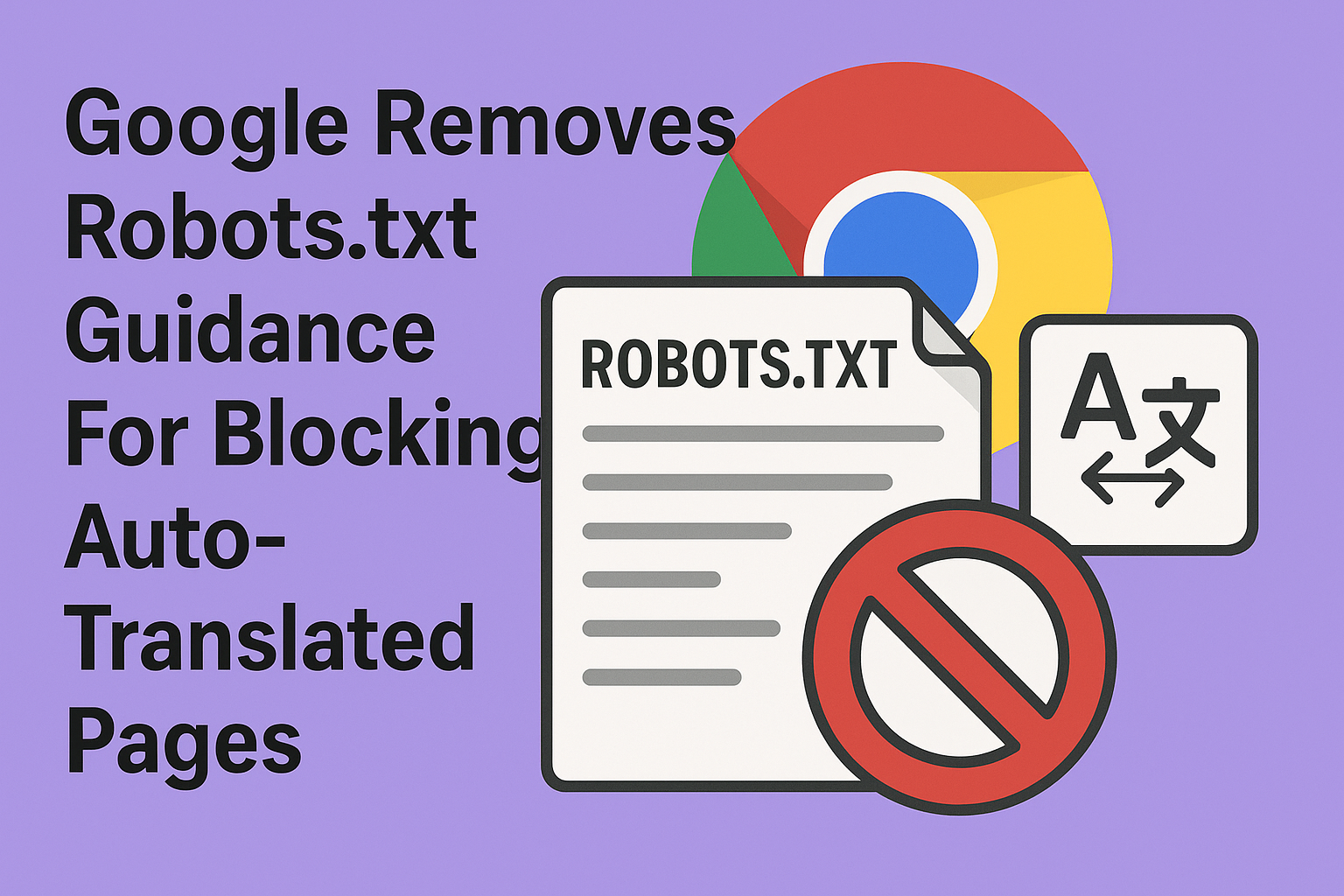 Google Drops Robots.txt Rule for Auto-Translated Pages