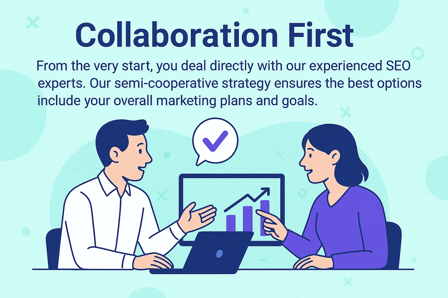 we belive in long-term partnership ..